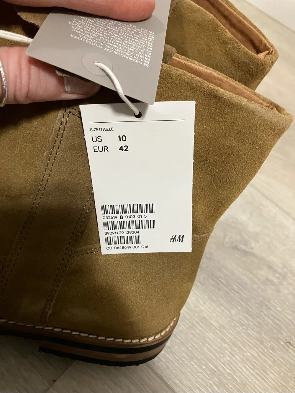 Women’s 10, genuine leather ankle booties from H&M. New with tags - Picture 6 of 9